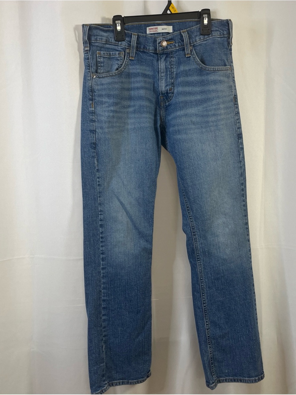 Levi Strauss Signature Men's Washed  Blue Bootcut W29xL30